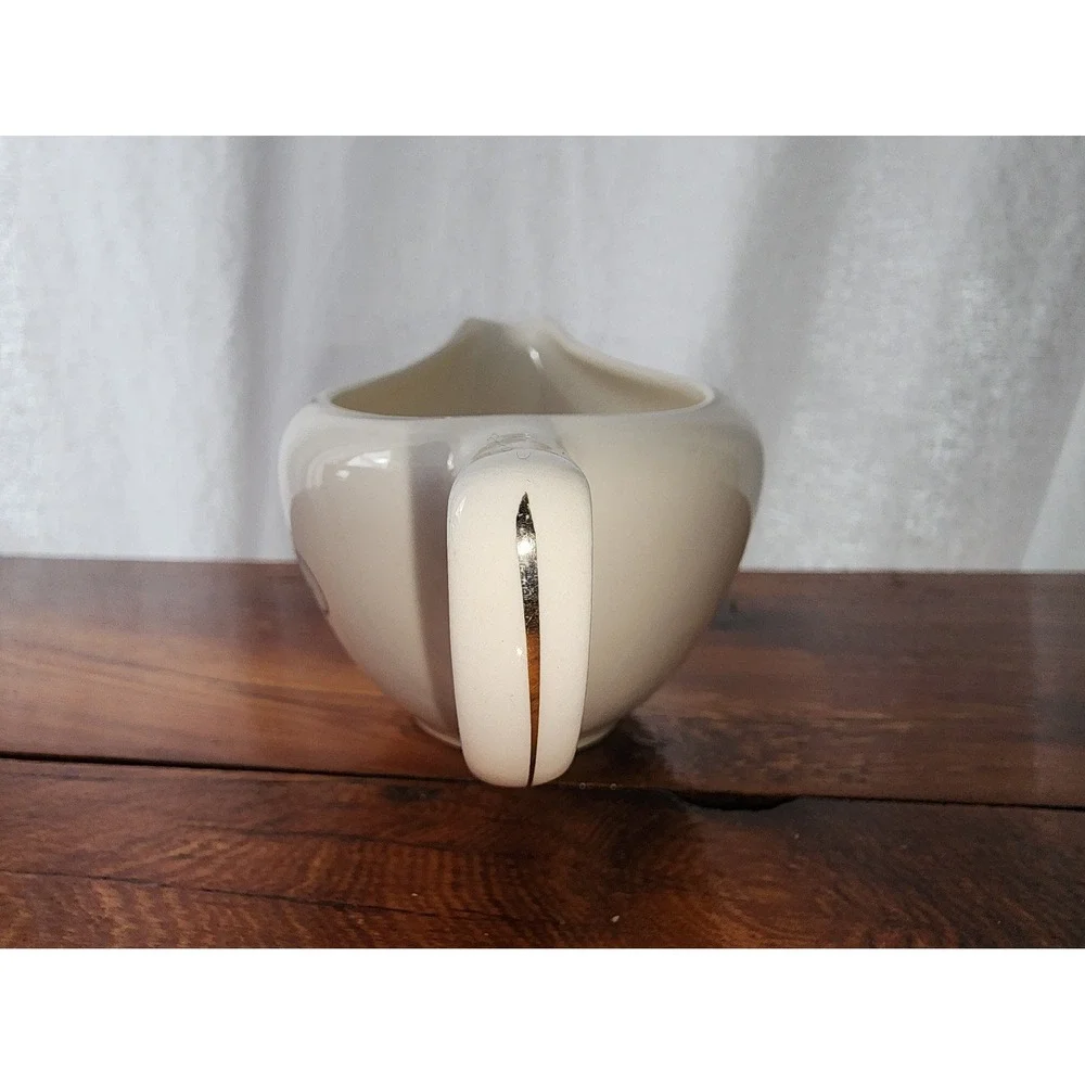 Mid Century Atomic Mod Design retro 1950s Gravy Dressing Boat‎